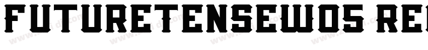 FutureTenseW05 Regul字体转换